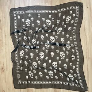 Classic McQueen Silk Scarf